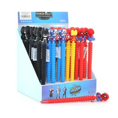 07 Uçlu Karışık Kahraman Figürlü Kurşun Kalem  resmi