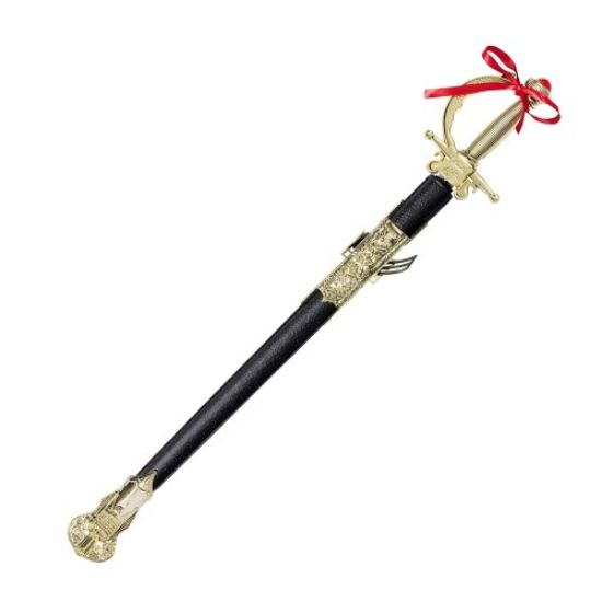 Altın Renk Kabzalı Oyuncak Şövalye Kılıcı – 68 cm  resmi