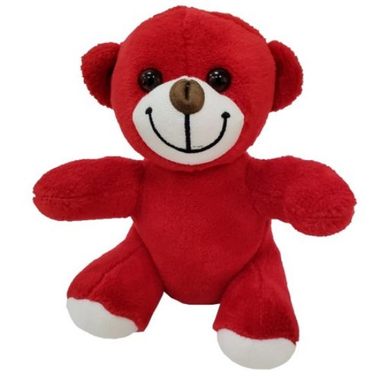 Kırmızı Peluş Oyuncak Ayıcık resmi