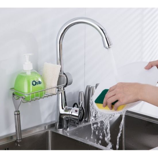Mutfak ve Banyo Organizer Demir Raf Tek Kat resmi