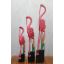 Ahşap 3'lü Flamingo Seti  resmi