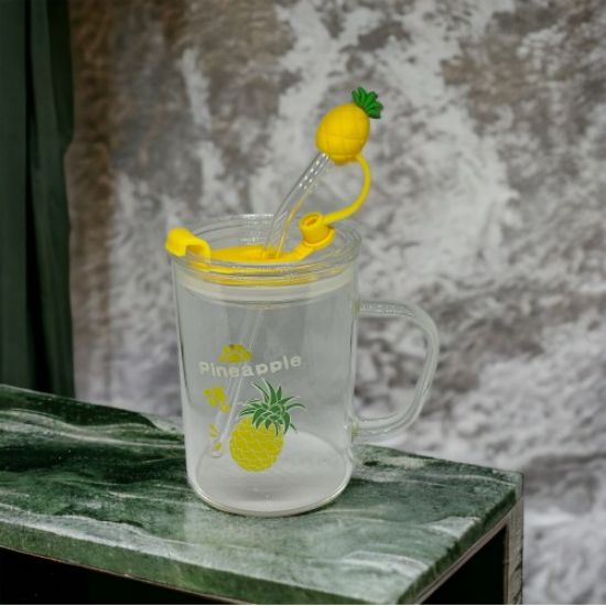 Ananas Tasarımlı Kupa Bardak resmi