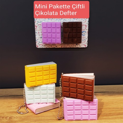  Mini Çiftli Çikolata Not Defteri resmi
