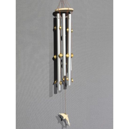 Boncuklu Metal Rüzgar Çanı Model 1  resmi