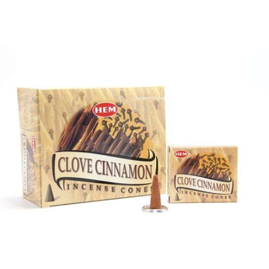 Clove Cinnamon Aromalı Konik Tütsü resmi