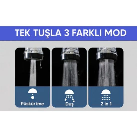Çok Fonksiyonlu Musluk Başlığı  resmi