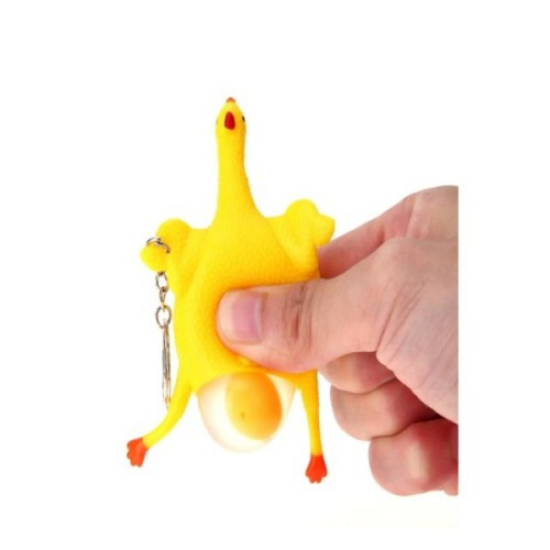 Squishy Yumurtlayan Tavuk Anahtarlık resmi