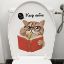 Decohandy Klozet Etiketi Keep Going Kedi resmi