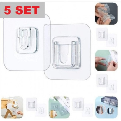 Geçmeli Klips Eşya Sabitleme Askısı 5 Set resmi