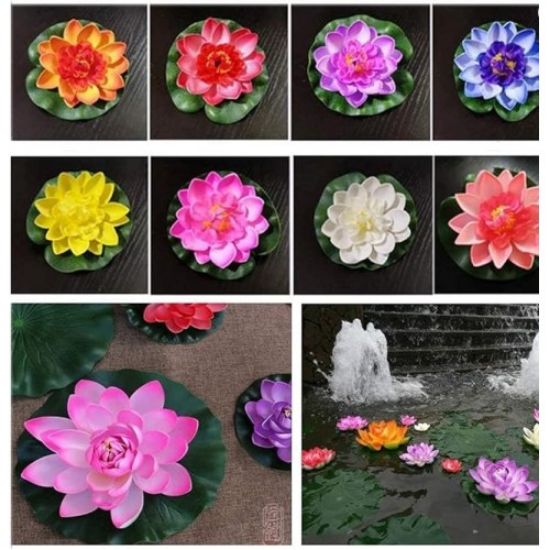 Dekoratif Yapay Lotus Çiçeği resmi
