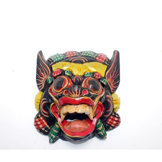 Duvara Asmalı Renkli Maske 18 Cm resmi