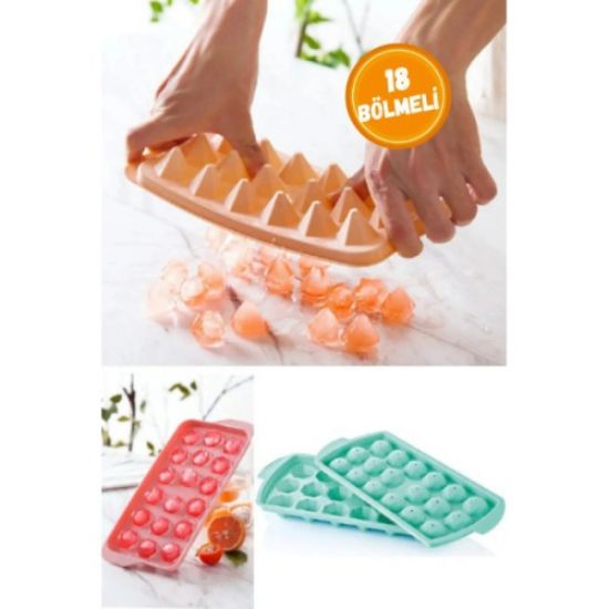 Elmas 18 Bölmeli Buz Kalıbı  resmi