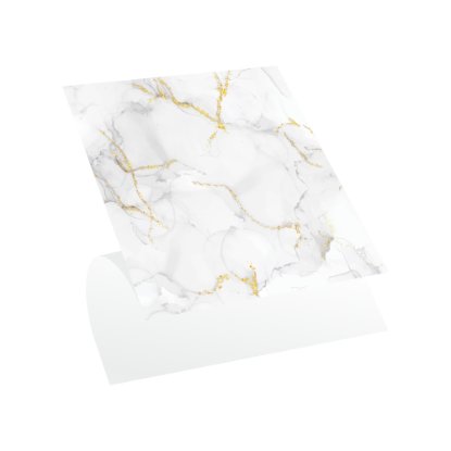 30x30 Cm Pvc Yer Karosu 4'lü Paket - Mermer Desenli Beyaz resmi
