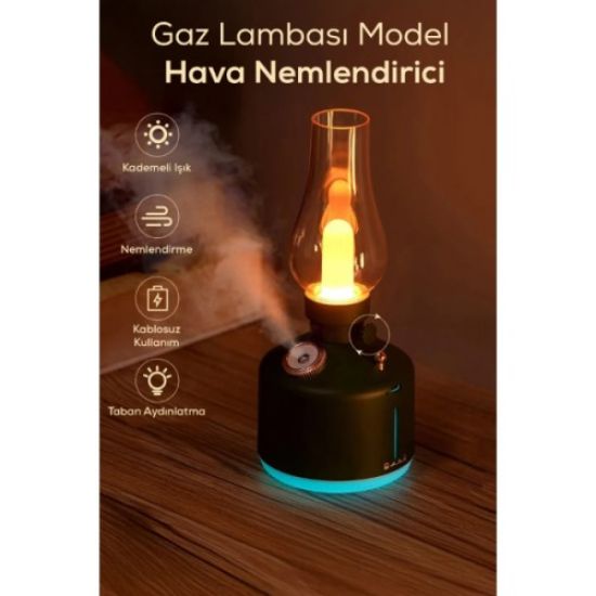 Gaz Lambası Tasarımlı Hava Nemlendirici  resmi