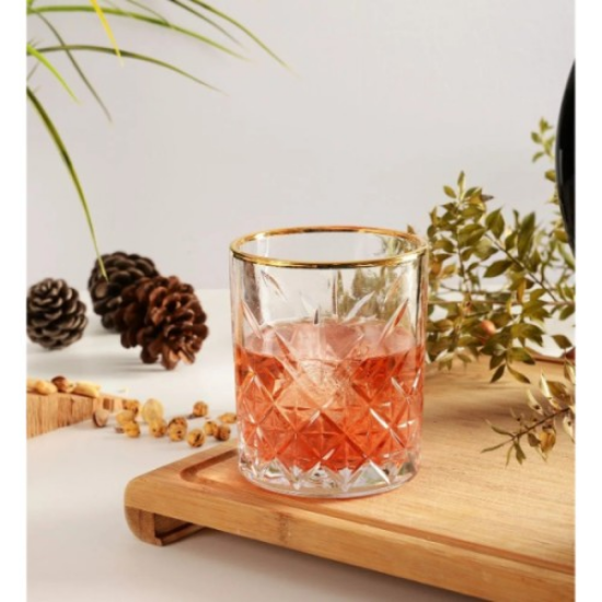 6'lı Kristal Meşrubat Bardağı 300 ml  resmi