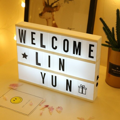 A5 Led Işıklı Yazı Panosu Lightbox resmi