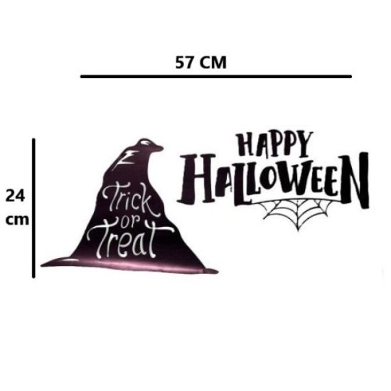 Happy Halloween Temalı Duvar Stickerı resmi