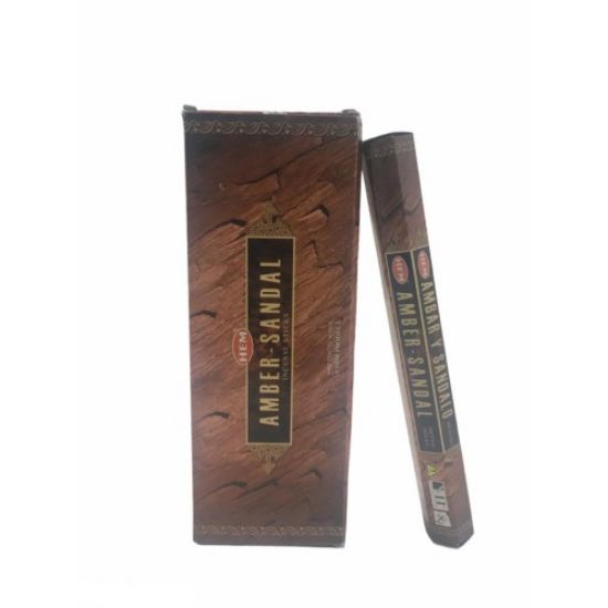 Hem Amber Sandal Aromalı Çubuk Tütsü resmi