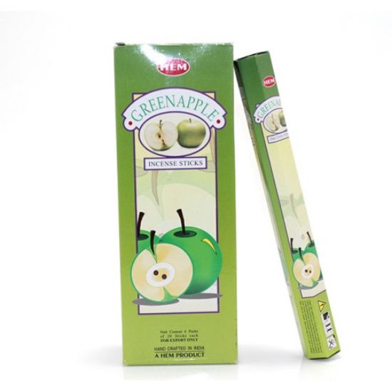Hem Green Apple Aromalı Çubuk Tütsü resmi