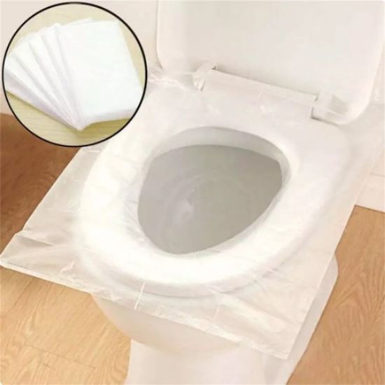 Hijyenik Tek Kullanımlık Klozet Kapağı Poşeti 50 Adet POŞETLİ resmi