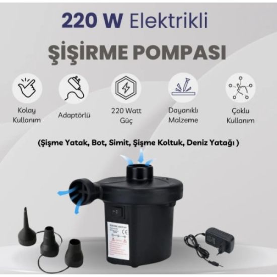 İki Yönlü Elektrikli Hava Pompası resmi