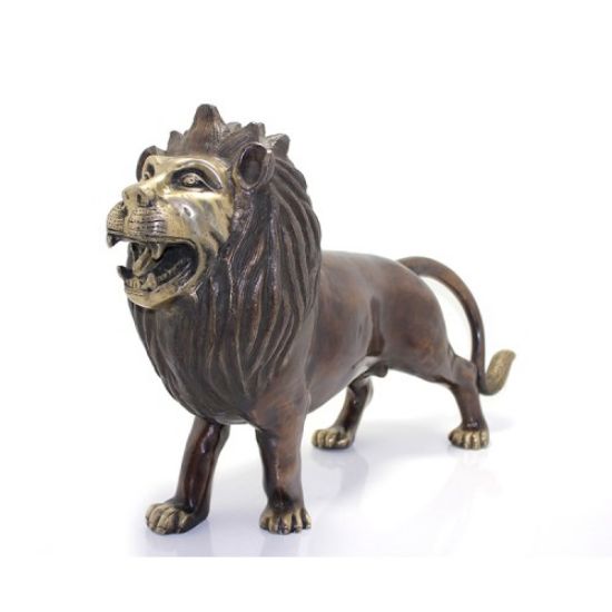 Metal Aslan Biblosu 60 Cm  resmi