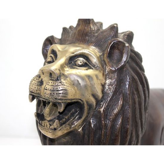 Metal Aslan Biblosu 60 Cm  resmi