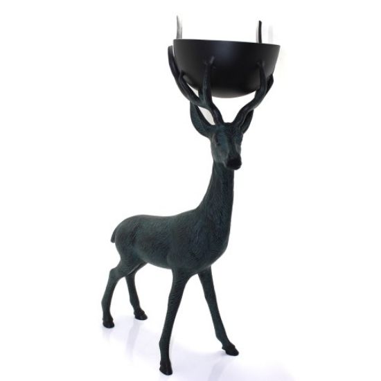 Metal Geyikli Kase 75 Cm  resmi
