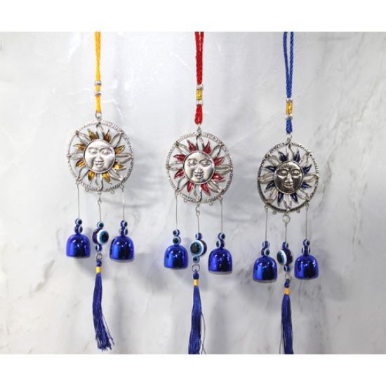 Metal Nazar Boncuğu Çan Model 13 resmi