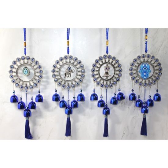 Metal Nazar Boncuğu Çan Model 5 resmi
