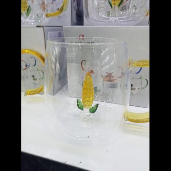 Mısır Figürlü 3D Kupa Bardak resmi