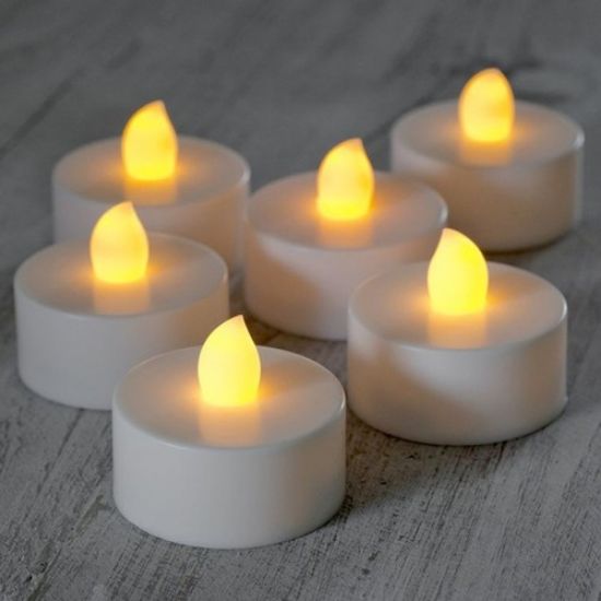 Pilli Tealight Mum resmi