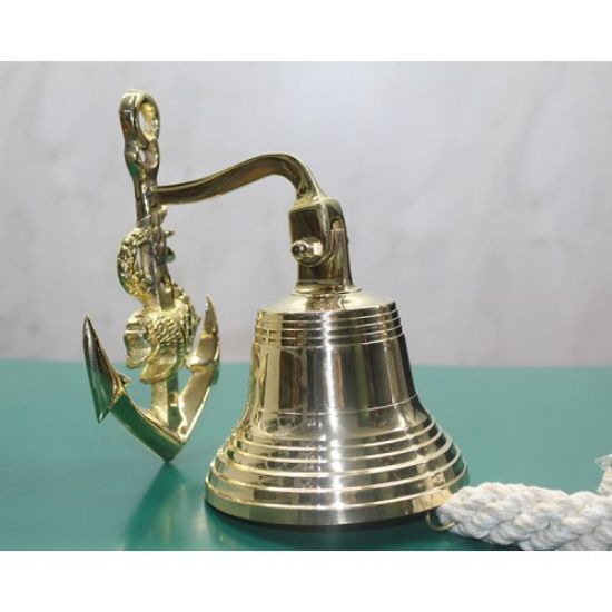Pirinç Duvara Asmalı Çapalı Çan resmi
