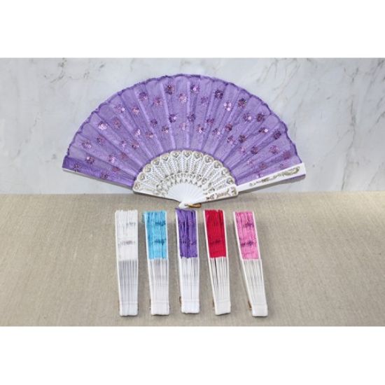 Plastik Pullu Yelpaze  resmi