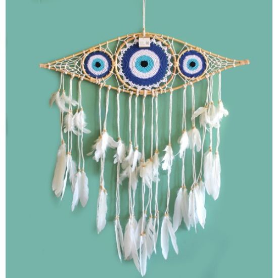 Rüya Kapanı Dream Catcher Göz Tasarımı Model 4  resmi