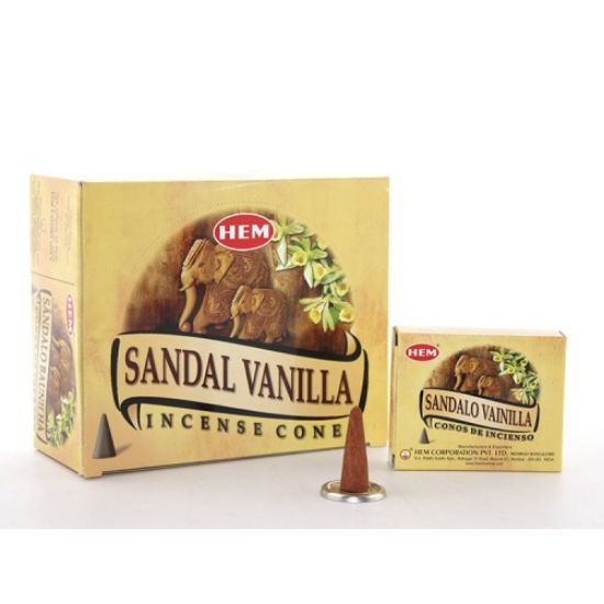 Sandal Vanilla Aromalı Konik Tütsü resmi
