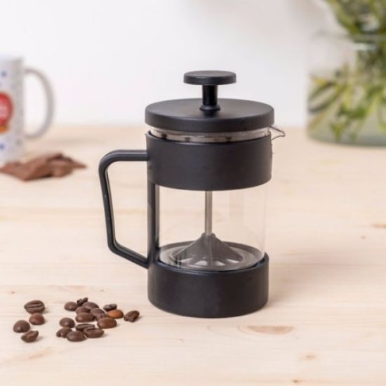 Siyah Cam French Press 350 ml  resmi