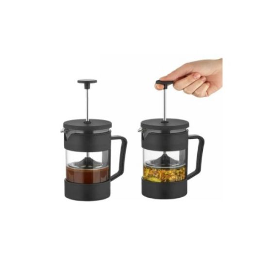 Siyah Cam French Press 350 ml  resmi