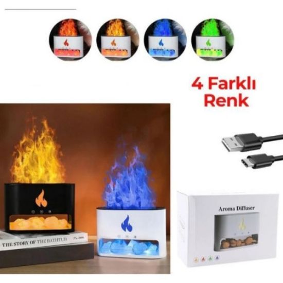 Şömine Tasarımlı Hava Nemlendirici resmi