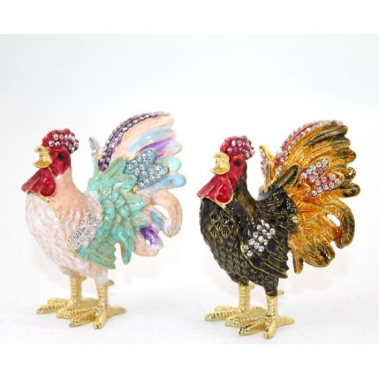Swarovski Taşlı Tekli Horoz Model 2 resmi