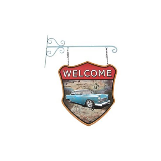 Welcome Aplik Metal Tabela resmi