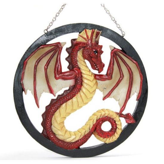 Duvara Asmalı Polyester Dragon Pano  resmi