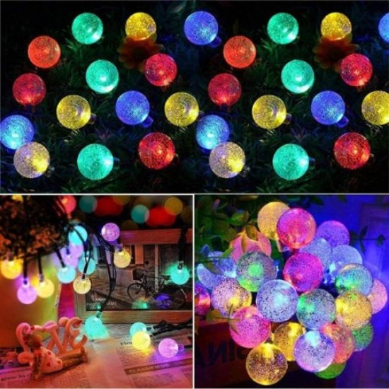 7m 50 Led RGB Solar resmi