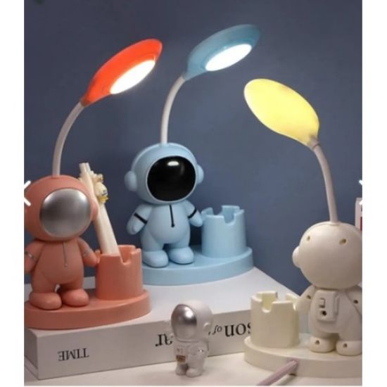 LED Astronot Masa Lambası Ve Kalemlik resmi