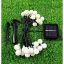 Solar 5m 28 Led Top RGB Siyah Kablolu resmi