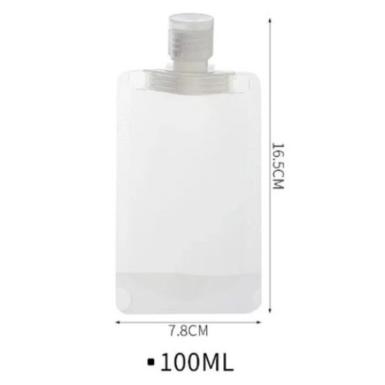 3 Adet 100ml Krem Şampuan Kabı Tekrar Kullanılabilir Set resmi
