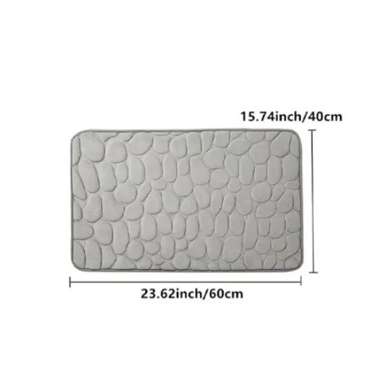 Memory Kaydırmaz Banyo Paspası Pembe resmi