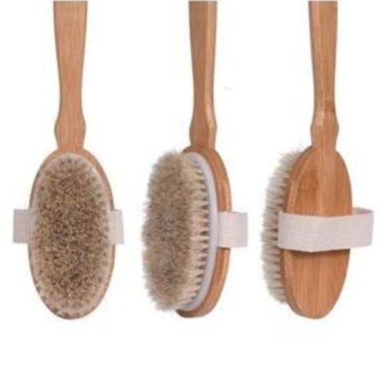 Organik Doğal At Kılı Banyo Fırçası resmi