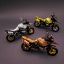 Dekoratif Metal Motor resmi