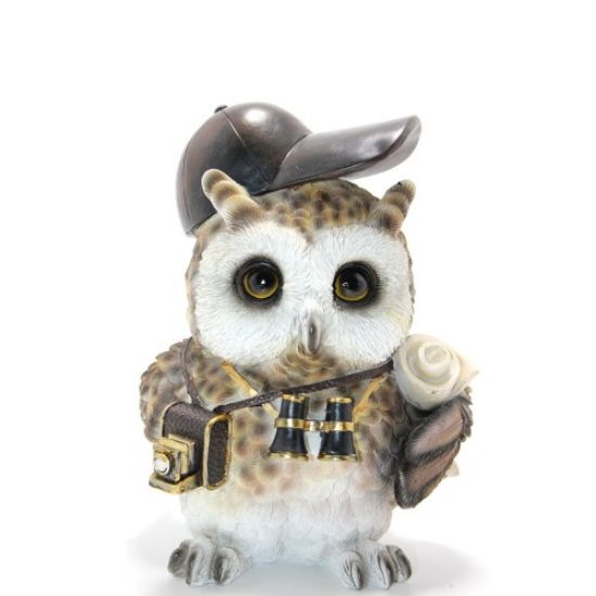 Steampunk Polyester Baykuş Figürü Model 2 resmi